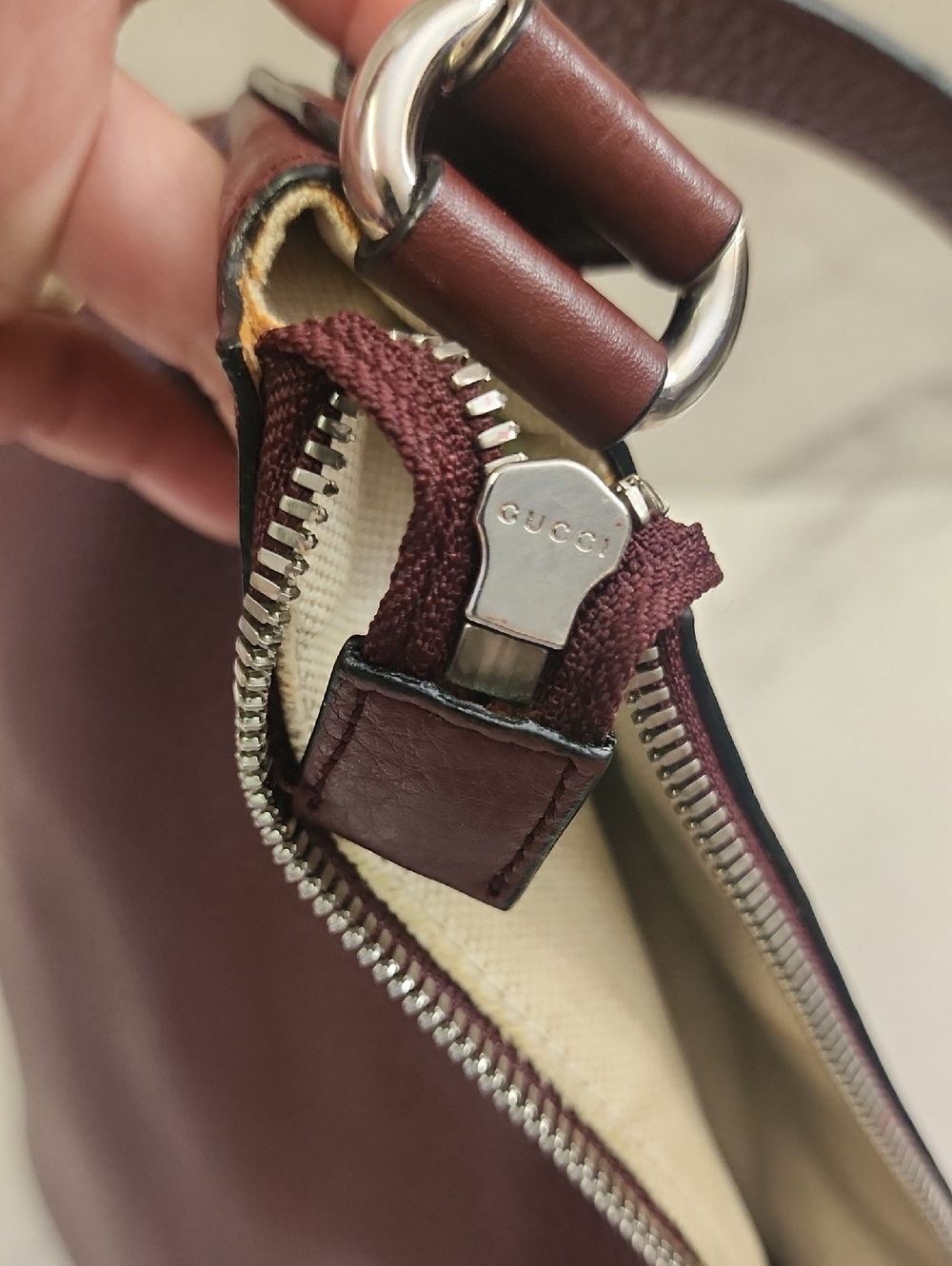 Authentic Leather Gucci Soho Interlocking GG Crossbody Bag With Digital COA - Picture 7 of 15